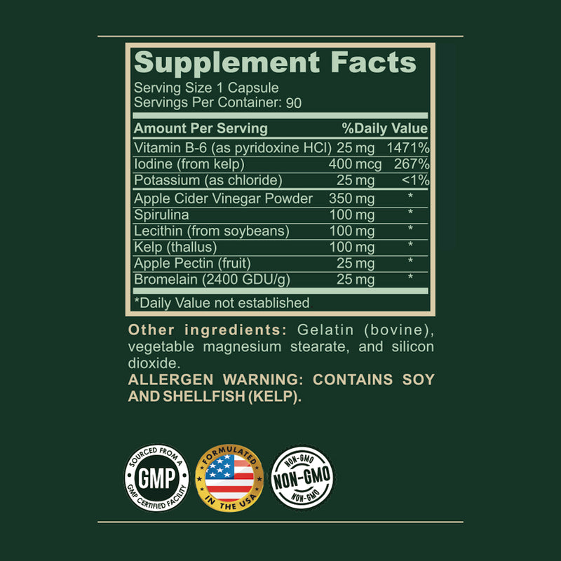 Apple Cider Vinegar Capsules - Black Coral