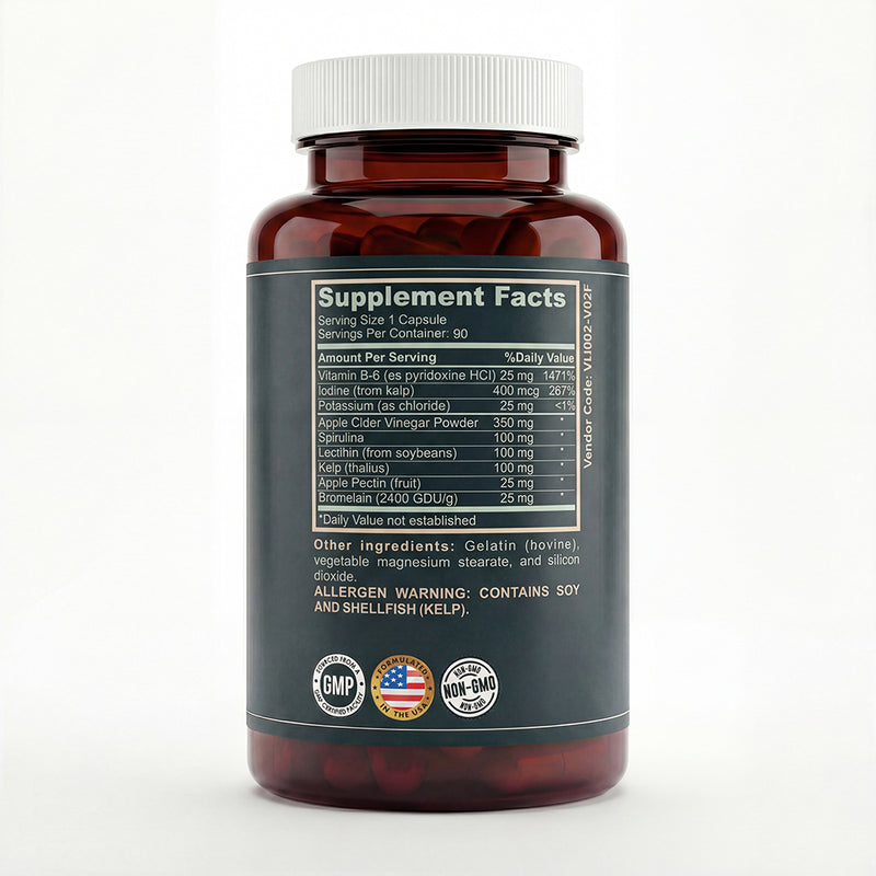 Apple Cider Vinegar Capsules - Black Coral