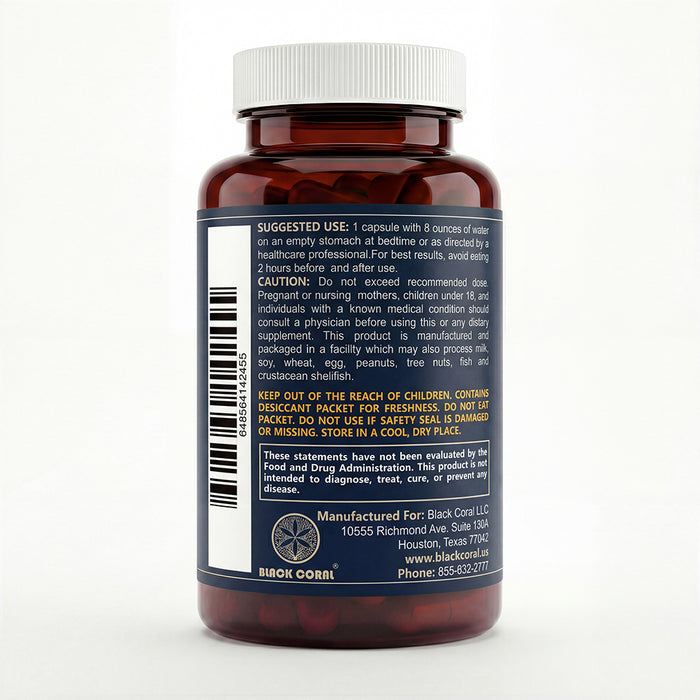 Bedtime Weight Loss Capsules - Black Coral