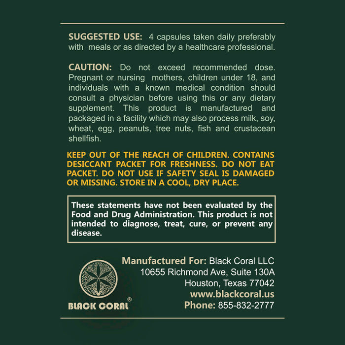 Collagen Complex Capsules - Black Coral