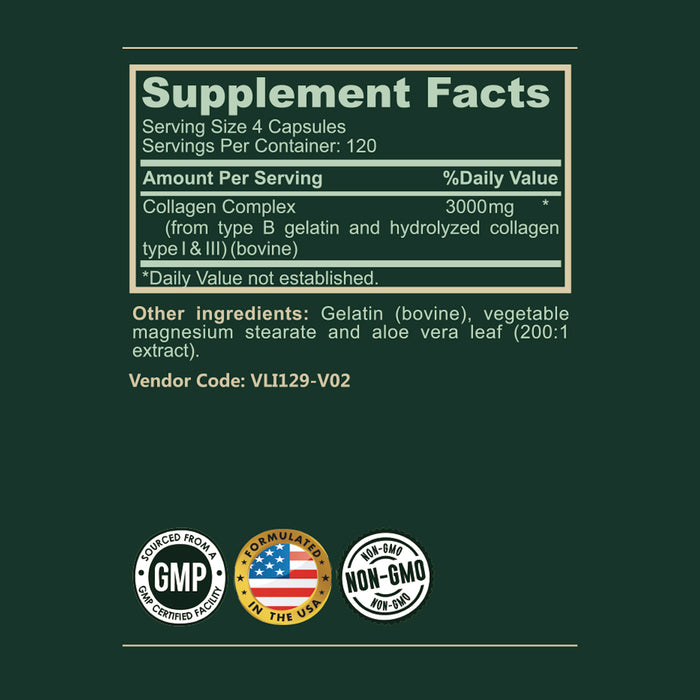 Collagen Complex Capsules - Black Coral