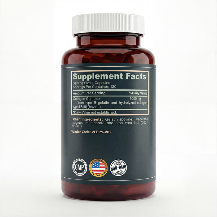 Collagen Complex Capsules - Black Coral