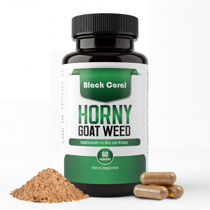 Horny Goat Weed Capsules - Black Coral