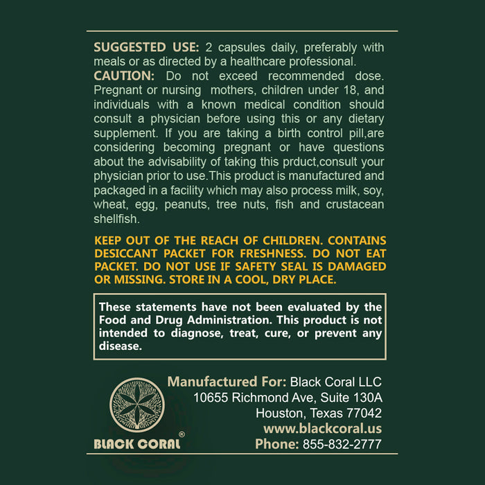 Women’s Support Capsules - Black Coral