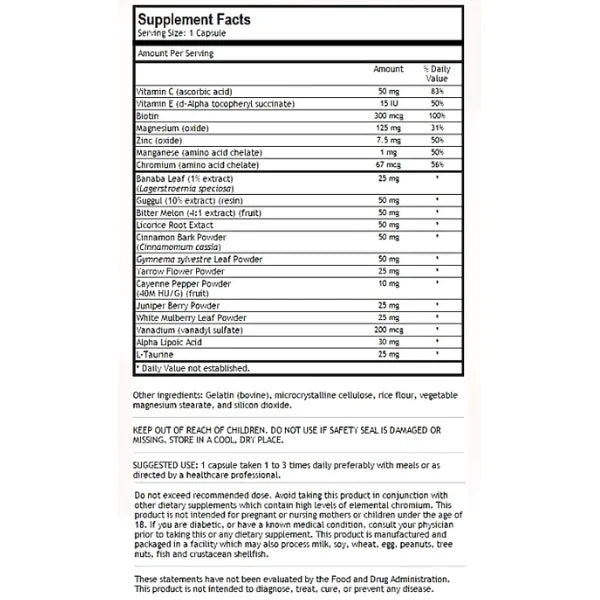 Blood Sugar Support Capsules