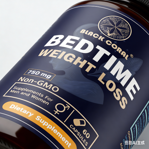Bedtime Weight Loss Capsules - Black Coral
