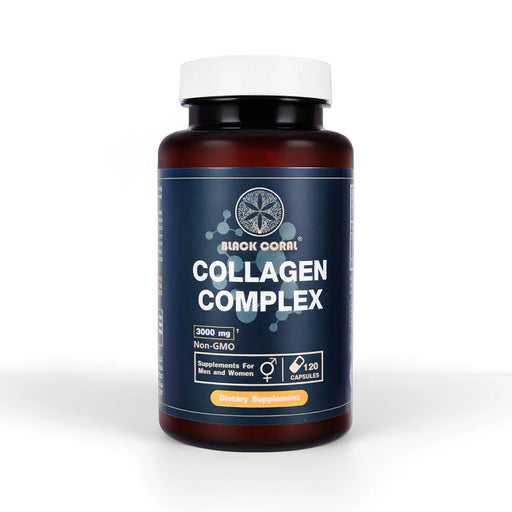 Black Coral Collagen Complex 3000 mg capsules dietary supplement bottle